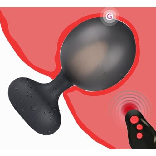 Automatic Inflatable Anal Vibrator Prostate Massager With Remote Control Thumping Vibrating Butt Plug Couple Sex Toy Fast Orgasm