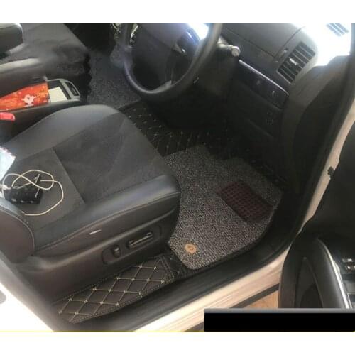 Car Mats Luxury-Surround Leather Floor Mats carpet liners Car mat car interior special modified For Toyota Previa Estima