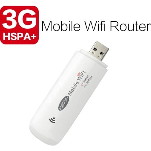 3G Wireless Router USB Wifi Mobile Router Modem With SIM Card Slot