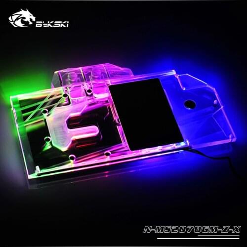 Bykski N-MS2070GM-Z-X GPU Block for MSI GeForce RTX2070 GAMING Z 8G