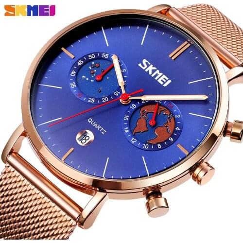 SKMEI Quartz movement Waterproof Calendar Stopwatch Mens watches 2020 Top Brand Male Clock Wrist Watch reloj hombre 9231