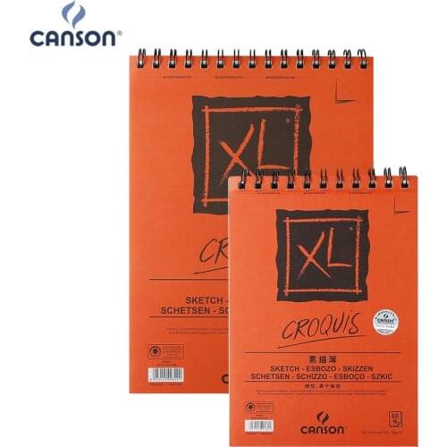 Canson XL CROQUIS Sketch Pad Fine Grain Erase Cleanly 90g/m2 60 Sheets France