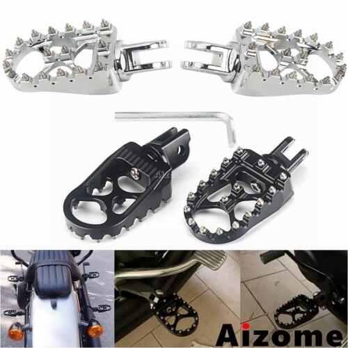 Foot Pegs Footrests Motorcycle Aluminum Pedals For Harley Sport Glide FLSB Street Bob FXBB Low Rider FXLR Breakout FXBR 18-2020