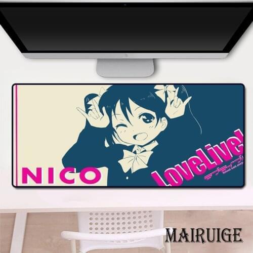 Cute Loli Mouse Pad Large Computer Decoration Keyboard Desk Mat Gamer Accessories Kawaii Nonslip High Quality XXL Anime Mousepad