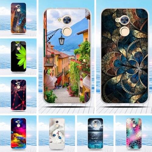 Cartoon 3D Relief Printing Pattern Back Cover TPU Soft Silicone Case Coque Capa Funda For Huawei Honor 6A