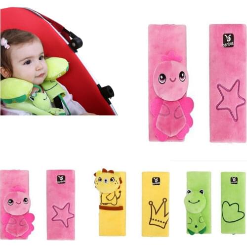 Baby Car Seat Seat Belt Strap Cover Safety Pad Soft Shoulder Pads Strap Protection Pad Baby Stroller Accessories