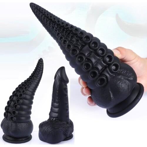 New Super Big Alien Anal Plug Dildo Woman G Spot Stimulation Prostate Massage Vagina Anus Expansion Couple Masturbation Sex Toys