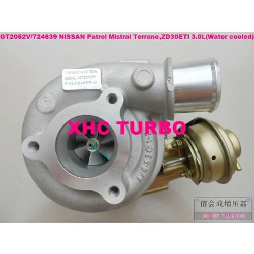 NEW GT2052V 724639-5006s 705954 Turbocharger for NISSAN Mistral Patrol Terrano ZD30DTI/ETI 3.0L 160HP(Water+oil)