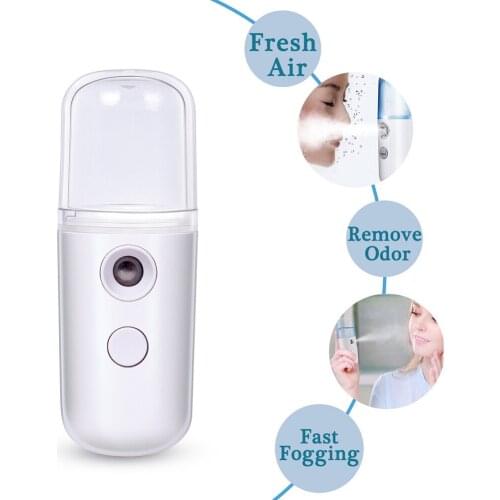 Portable Nano Mist Sprayer Steamer Facial Moisturizing Skin Beauty Instruments for Household Healthy Care Face Supplies