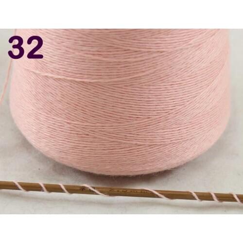 Sales 1X500g high quality 100% pure cashmere warm soft hand-woven tower yarn Flesh Pink 262-5032