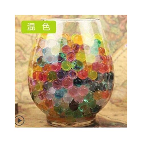 Sale ! 100 PCS Soil Water Beads Gel Ball For Flower Mud turns up Magic Jelly Balls floral Plant fruit vegetables home Decoration