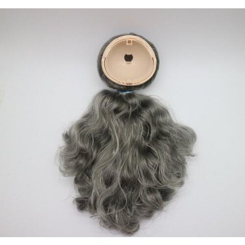 RBL doll scalp suitable for blyth dark gray hair 201806