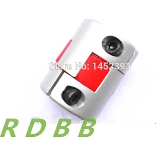 RDBB NEW Flexible plum clamp coupler D20 L30 shaft size CNC Jaw shaft coupling 4/5/6/6.35/7/8/10mm 5mm 8mm
