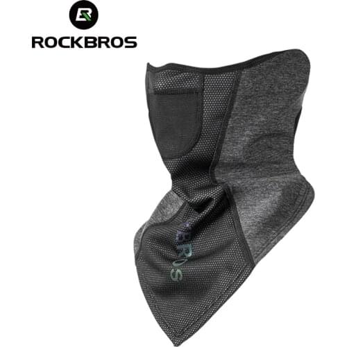 ROCKBROS Winter Windproof Ski Mask Scarf Warm Fleece Thermal Breathable Cycling Running Snowboard Motorcycle Skiing Face Mask