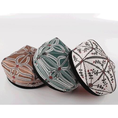 Xinjiang dance performance hat tetragon cap Uygur Man Quadrilateral Muslim Male Hat countries in Central Asia Doppa