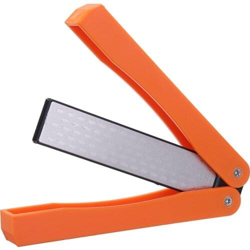 Fold Pocket Sharpener Diamond Double Sided Grindstone Diamond Sharpener Knife Whetstone Grinder Kitchen Repair Tools Supplies
