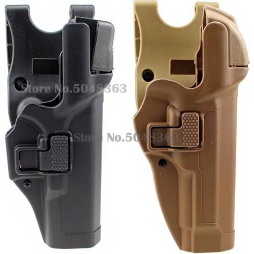 Tactical Pistol Gun Belt Holster Right Handed Gun Carry Waist Belt Holster Fit for Glock17 M9 1911 USP P226 Hunting Accessories