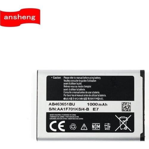 High Quality 960-1000mAh AB463651BU For Samsung W559 S5620I S5630C S5560C C3370 C3200 C3518 J808 F339 S5296 C3322 L708E S5610