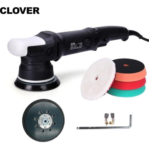 High Speed 21mm Dual Action Polisher with 5" and 6" backing plates Clover Mark3 DA21 Plus