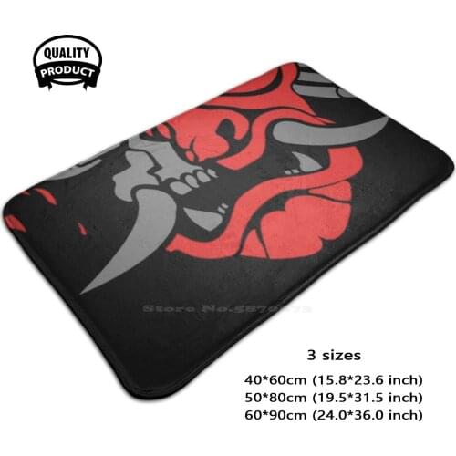 3D Household Goods Mat Rug Carpet Foot Pad Vaporwave Anime Japan Cyber Manga Neon Future Pastel Sci Fi 80S 90S Aesthetic Blue