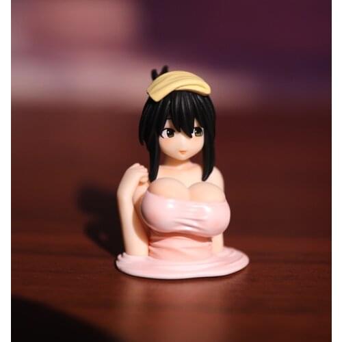 6cm Anime Car Decoration Chest Shaking Kanako Action Figure Sexy Girl PVC Collection Model Dolls Toys for Gifts Dropshipping