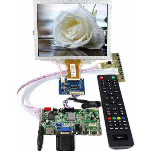 8" 800x600 LCD Screen EJ080NA-05A With HD MI VGA AV USB LCD Controller Board