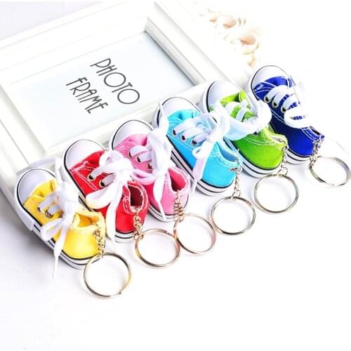 FREE SHIPPING BY DHL 100pcs/lot Hot sale 3d mini shoe sneaker keychain wholesale