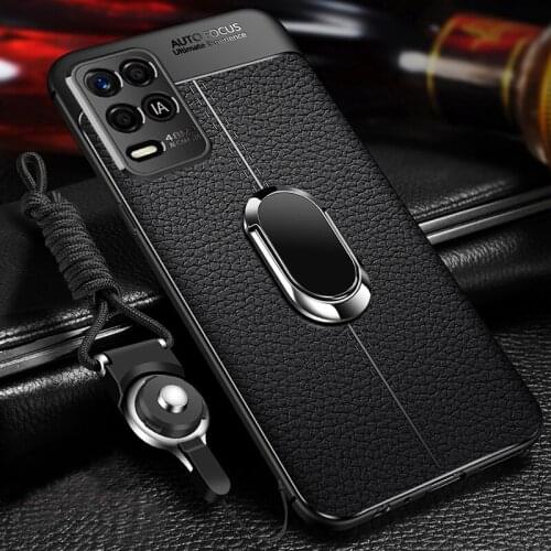 For OPPO Realme 8 Pro Case Luxury Leather texture With Stand Magnet protective back cover case for oppo realme 8 8pro realme8