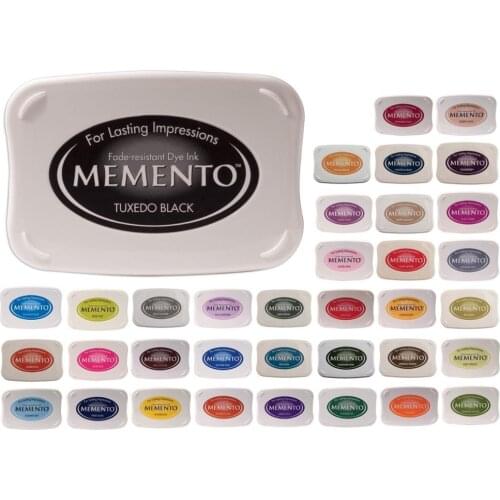 Tsukineko Memento Ink Pad LARGE Rubber Stamp Quick Dry Fade Resistant Dye Inkpad