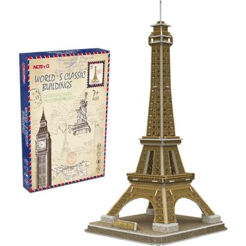 Eiffel Tower 3D Puzzle for Adults and Teens Building Model Kits Intelligence Toys Stress Relief Gifts