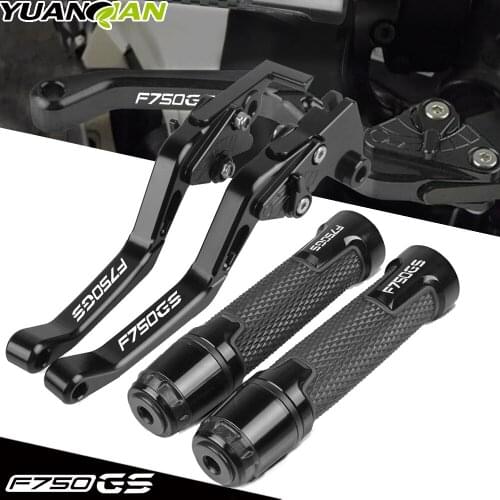 F750GS Motorcycle Adjustable Brake Clutch Lever 22MM Handle Hand Grips Accessories For BMW F750 F 750 GS ADV 2017 2018 2019 2020