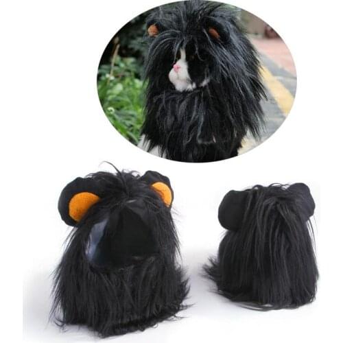 Pet Lion Hairwear Cat Dog Costume Lion Headdress Creative Pet Accessories Dog Cat Headgear Supplies Cute Dog Cat Headgear Hat