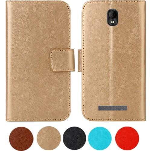 Leather Case For Vertex Impress Bear 5" Retro Flip Cover Wallet Coque Phone Cases Fundas Etui Bags Magnetic Fashion