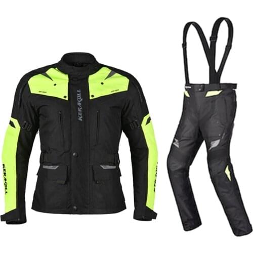 Motorcycle Rally Suit DUHAN Kerakoll Motorcross Suit Multifuctional Waterproof Breathable Warm jacket pants