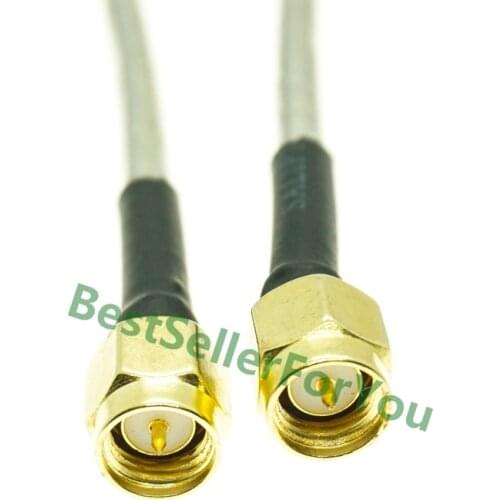 New RG402 SMA Connector Male Plug To SMA Connector Male Plug RF Pigtail Coax Jumper Cable