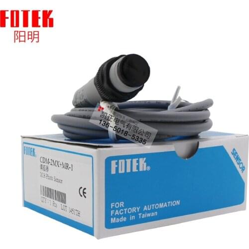 Original authentic Taiwan FOTEK CDM-2MX reflective photoelectric switch sensor induction distance 2M working voltage 10-30VDC