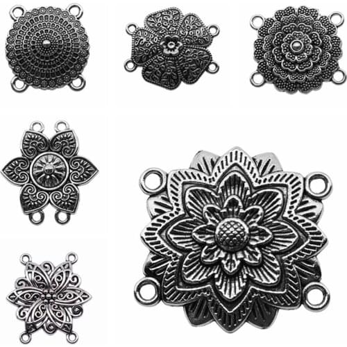 Tristana Body Chain Flower Porous Connector designer charms for jewelry making diy jewelry kit accessories