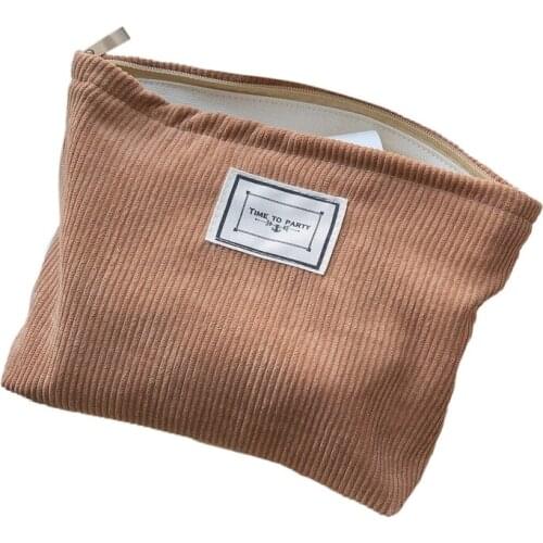 Portable Women Cosmetic Bag Zipper Makeup Bags Travel Washing Makeup Organizer Simple Travel Pouch