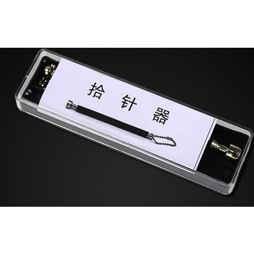 Telescopic Pick-up Tool Stretching Acupuncture Needle Picker, Sewing Needle, Bead Needle Collector, Magnetic, Extends to 24