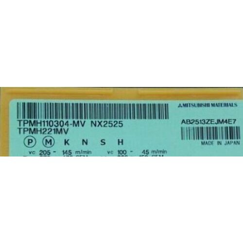 10PCS CARBIDE INSERT TPMH110304-MV NX2525