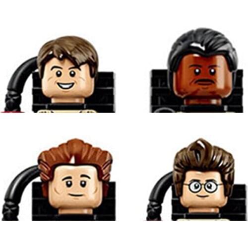 4PCS/Set Building Blocks Ghostbuster Raymond Stantz Dr. Peter Venkman Action Figures Mini Bricks Toys for Children birthday gift