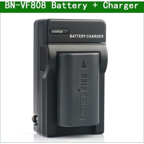 LANFULANG BN-VF808 Battery (1-Pack) and Charger Kit for JVC MiniDV and Everio Camcorders GZ-MG133 GZ-MG134 GR-D770 GR-D771