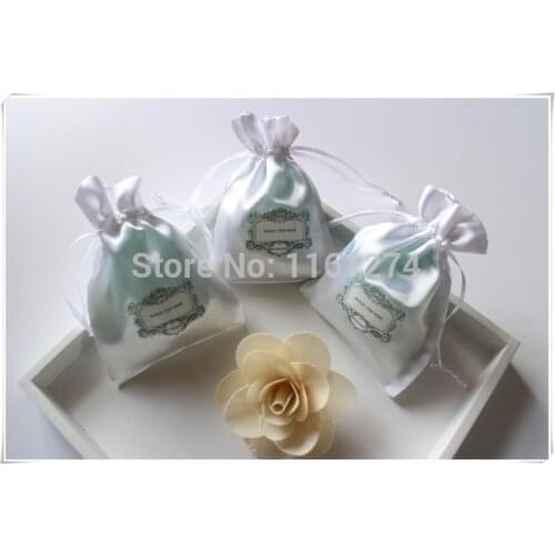 Costumizes logo satin bag Jewellry Package satin Pouch satin gift bag drawing bag