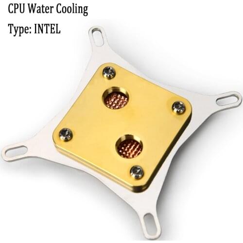 OCOCOO CPU Water Cooling Block C16 Copper CPU Water Cooling Block, Used For Intel PC Cooling Computer Heat Dissipation