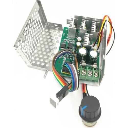 PWM DC motor speed controller Digital display 0~100% adjustable drive module 6V~60V Input Max30A with case