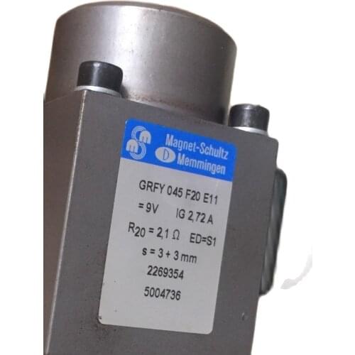 GRFY 045 F20 E11=9V IG 2.72A R20=2.1Ω ED=S1 S=3+3mm