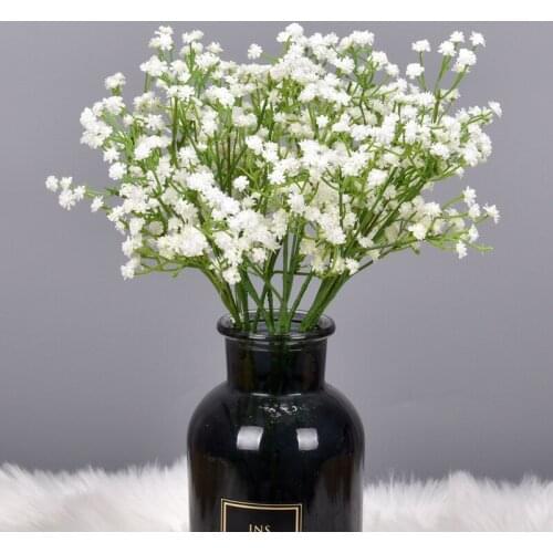 5 pc Gypsophila Simulation Bride Wedding Decoration Hand Bouquet PU Gypsophila Artificial Flower Home Decoration Fake Flower