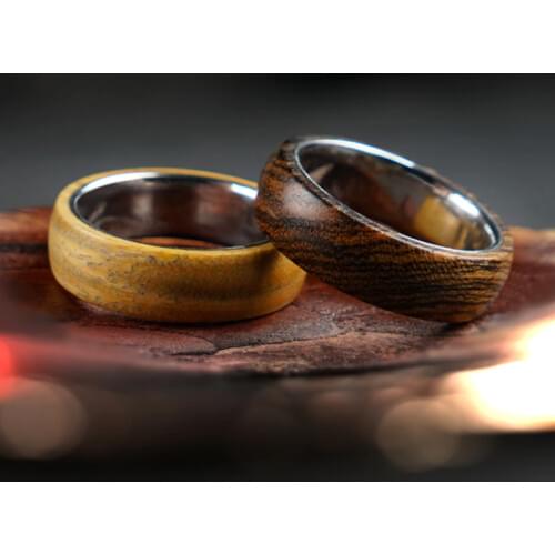 Sandalwood ring fashion male ins red sandalwood handmade custom engraved ring