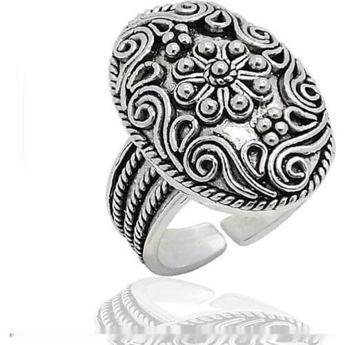 Midyat Silver Filigree Lady Ring