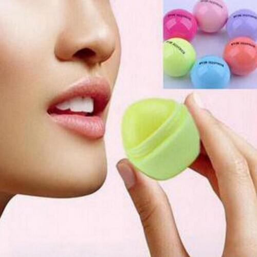 2019 New Sale Brand Lip Balm 6 Colors Fruit Scent Ball Natural Plant Moisturizing Lipstick Maquiagem Makeup Tools Long-lasting